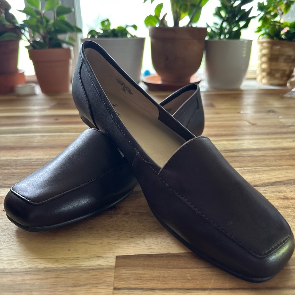Bandolino Women's Leather Slip-On Loafers, Brown, Size 8N